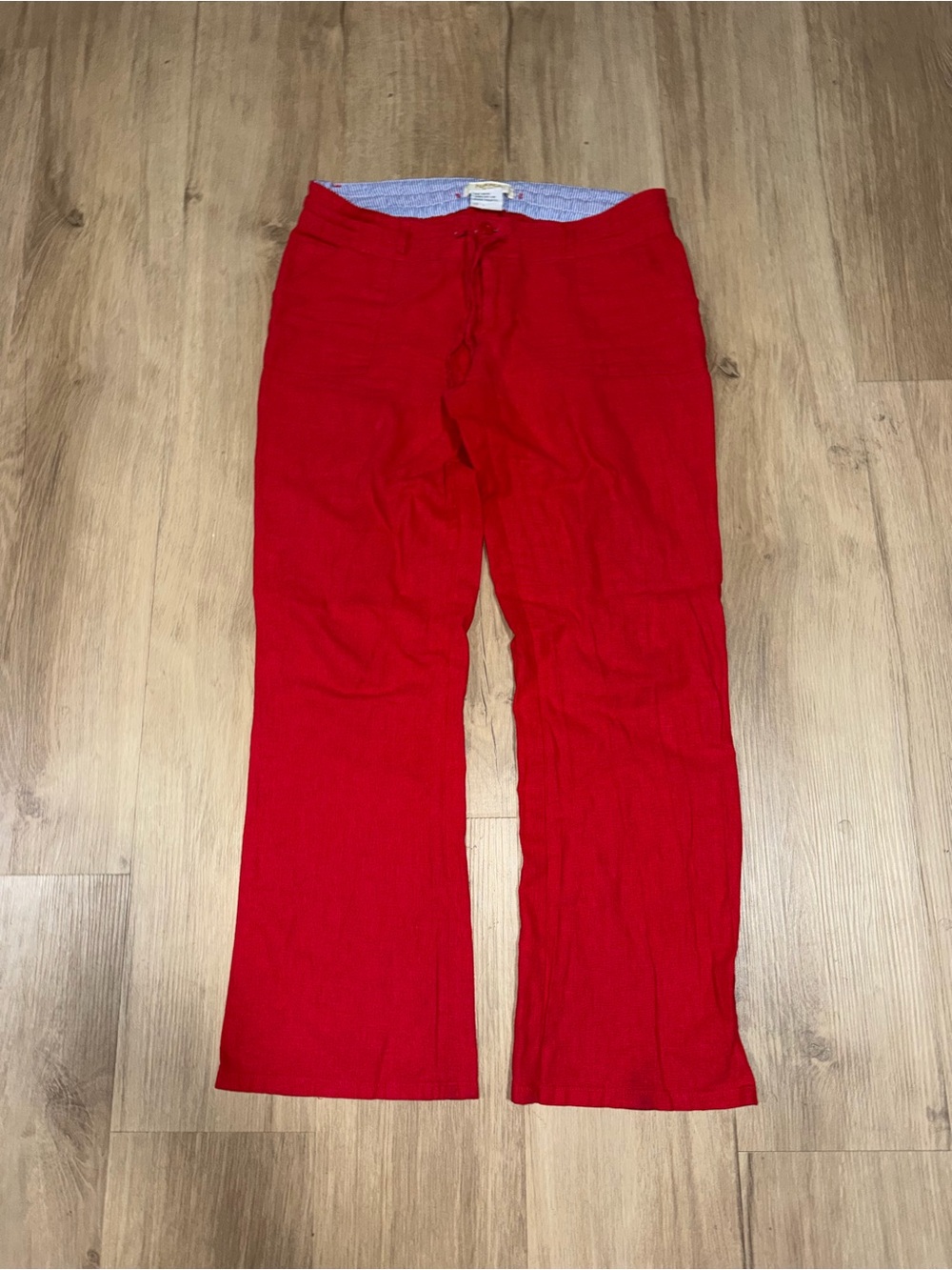 NaNa Bright Red Women's Knit Drawstring Trousers